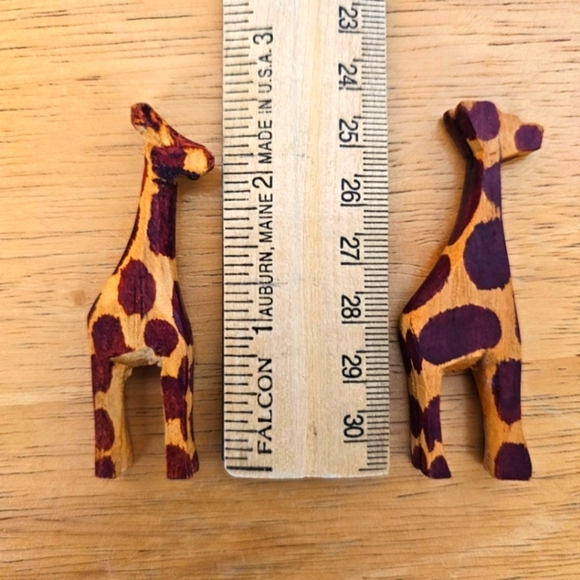 Giraffe Wooden Lot of 2 - Picture 5 of 5